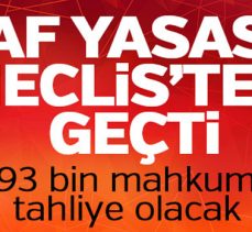 İnfaz Yasası TBMM’den geçti