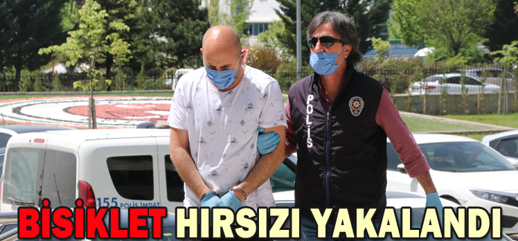 BİSİKLET HIRSIZI YAKALANDI BİSİKLET HIRSIZI YAKALANDI