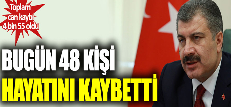 Korona virüsten bugün 48 kişi hayatını kaybetti Korona virüsten bugün 48 kişi hayatını kaybetti