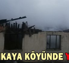 ÇOBANKAYA KÖYÜNDE YANGIN