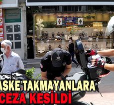 Bolu’da maske takmayanlara 900 lira ceza kesildi