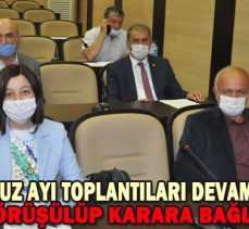 İGM’DE TEMMUZ AYI TOPLANTILARI DEVAM EDİYOR