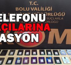 CEP TELEFONU KAÇAKÇILARINA OPERASYON