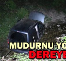 MUDURNU YOLUNDA DEREYE UÇTU