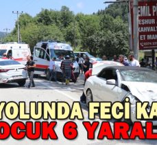 ABANT YOLUNDA FECİ KAZA: 6 YARALI