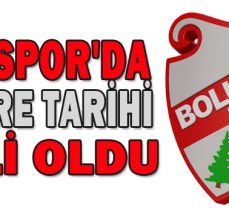 BOLUSPOR’DA KONGRE TARİHİ BELLİ OLDU