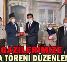 KIBRIS GAZİLERİMİZE MADALYA TÖRENİ DÜZENLENDİ