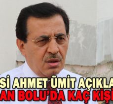 BOLU VALİSİ AHMET ÜMİT AÇIKLADI!