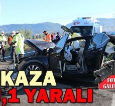 FECİ KAZA 3 ÖLÜ, 1 YARALI