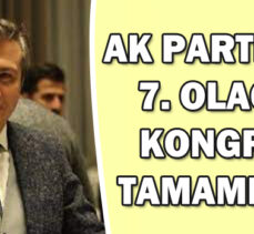 AK PARTİ BOLU 7. OLAĞAN  KONGRESİ  TAMAMLANDI