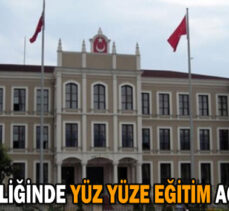 BOLU VALİLİĞİNDE YÜZ YÜZE EĞİTİM AÇIKLAMASI