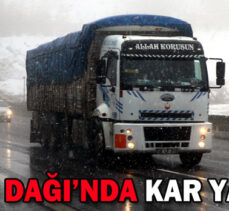 BOLU DAĞI’NDA KAR YAĞIŞI