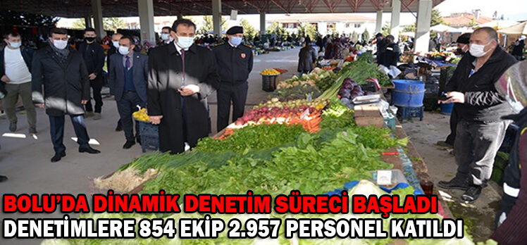 Bolu’da Dinamik Denetim Süreci Başladı