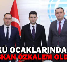 BOLU ÜLKÜ OCAKLARINDA YENİ BAŞKAN ÖZKALEM OLDU