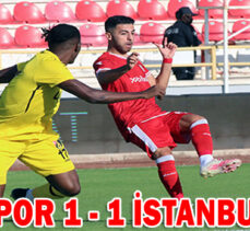 BOLUSPOR 1 – 1 İSTANBULSPOR