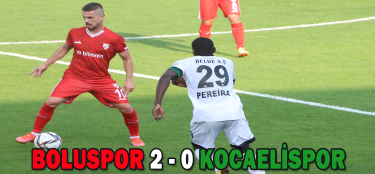 Boluspor 2 – 0 Kocaelispor