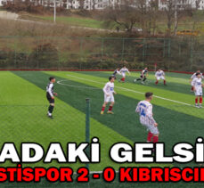 TAŞKESTİSPOR 2 – 0 KIBRISCIKSPOR