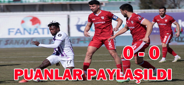 Boluspor 0 – 0 Ankara Keçiörengücü