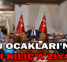 ÜLKÜ OCAKLARI’NDAN VALİ KILIÇ’A ZİYARET