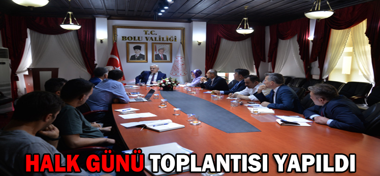 2022 Yılı 1’inci Halk Günü Toplantısı Yapıldı