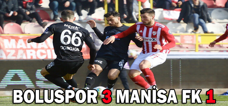 Boluspor 3-1 Manisa FK