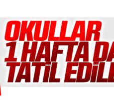 Türkiye genelinde okullar 20 Şubat’a kadar tatil edildi
