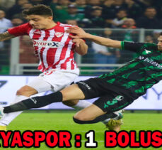 SAKARYASPOR 1 – 1 BOLUSPOR