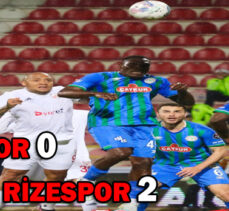 Boluspor 0-2 Çaykur Rizespor