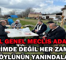 MHP İL GENEL MECLİS ADAYLARI SEÇİMDE DEĞİL HER ZAMAN KÖYLÜNÜN YANINDALAR