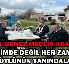 MHP İL GENEL MECLİS ADAYLARI SEÇİMDE DEĞİL HER ZAMAN KÖYLÜNÜN YANINDALAR