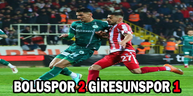 Boluspor 2 – 1 Giresunspor